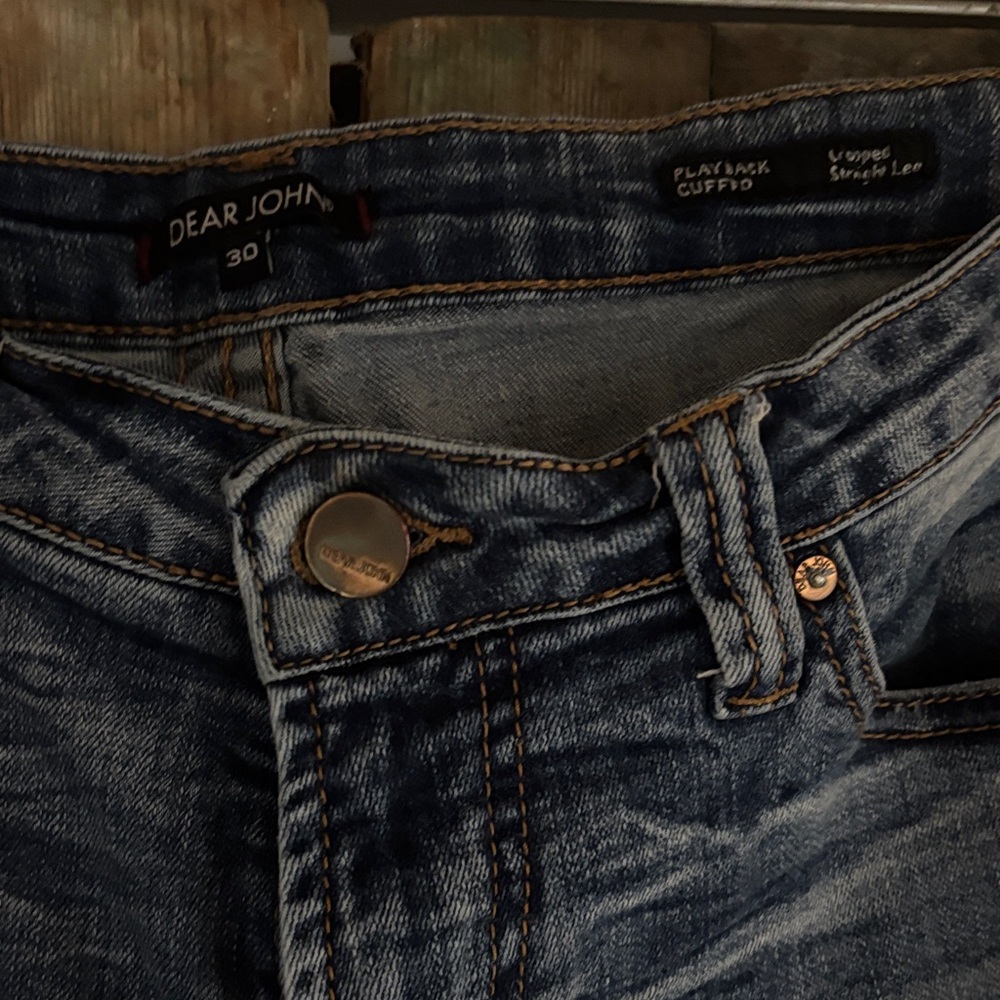 Dear John Blue distressed crop women jeans